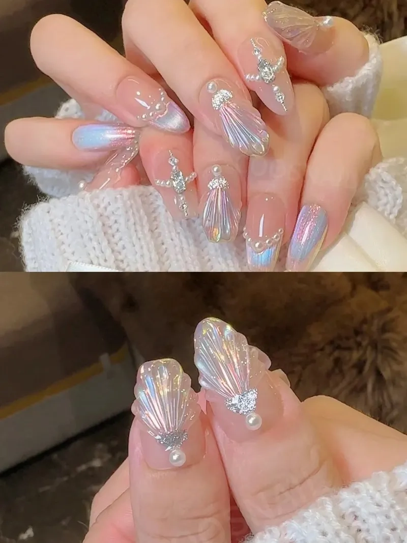 Chắc chắn bạn sẽ yêu thích làm nail đi biển với màu sắc tươi sáng