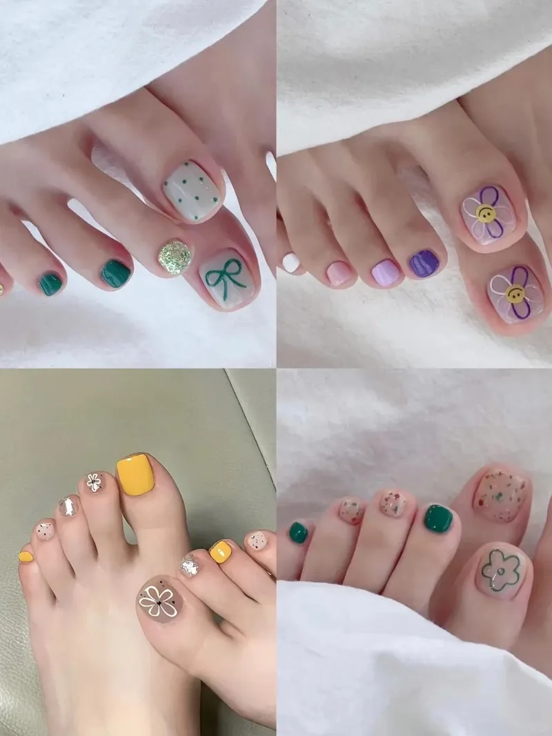 Tạo dấu ấn với mẫu móng chân đi biển đẹp cho kỳ nghỉ tuyệt vời