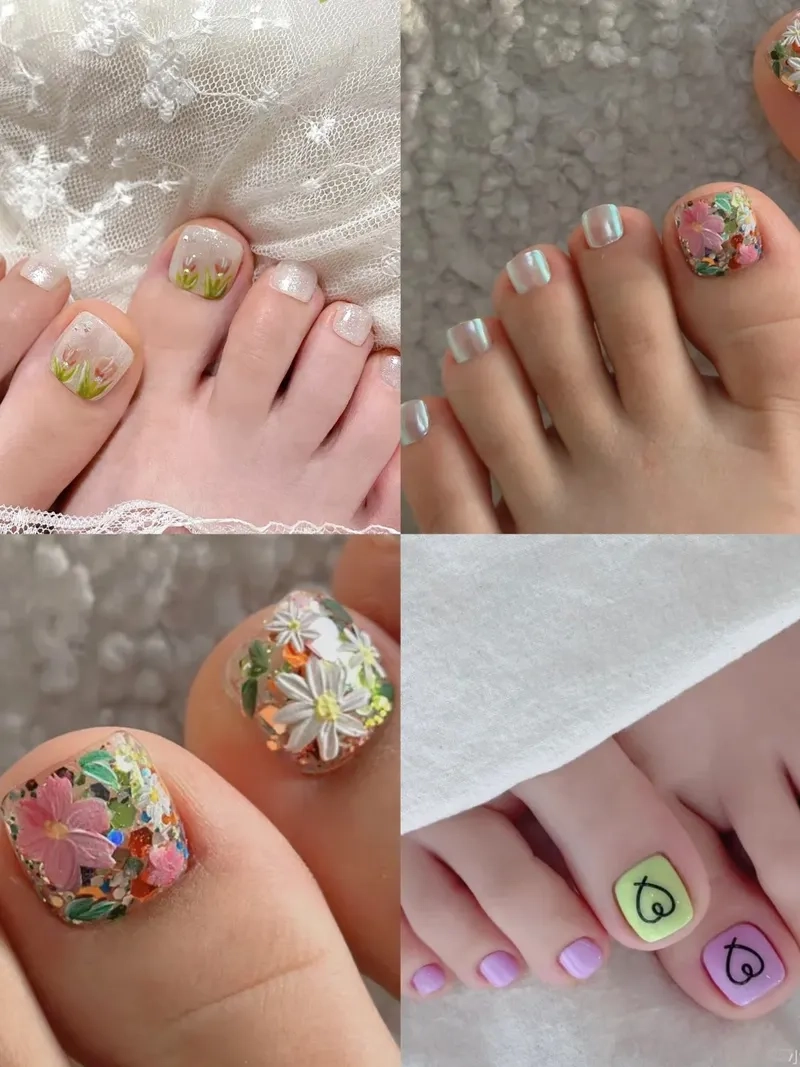 Lựa chọn mẫu nail chân đi biển giúp bạn thêm phần tự tin và xinh đẹp