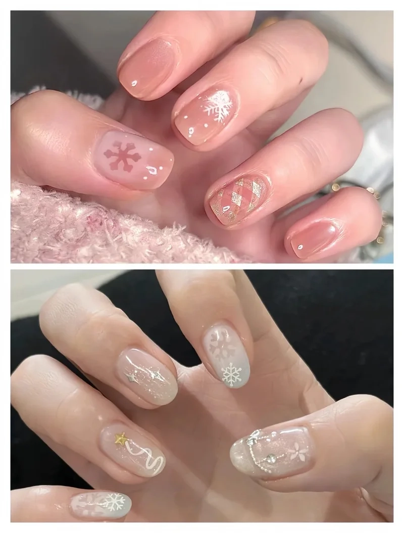 Tự tin nổi bật với ý tưởng làm móng noel cực chất