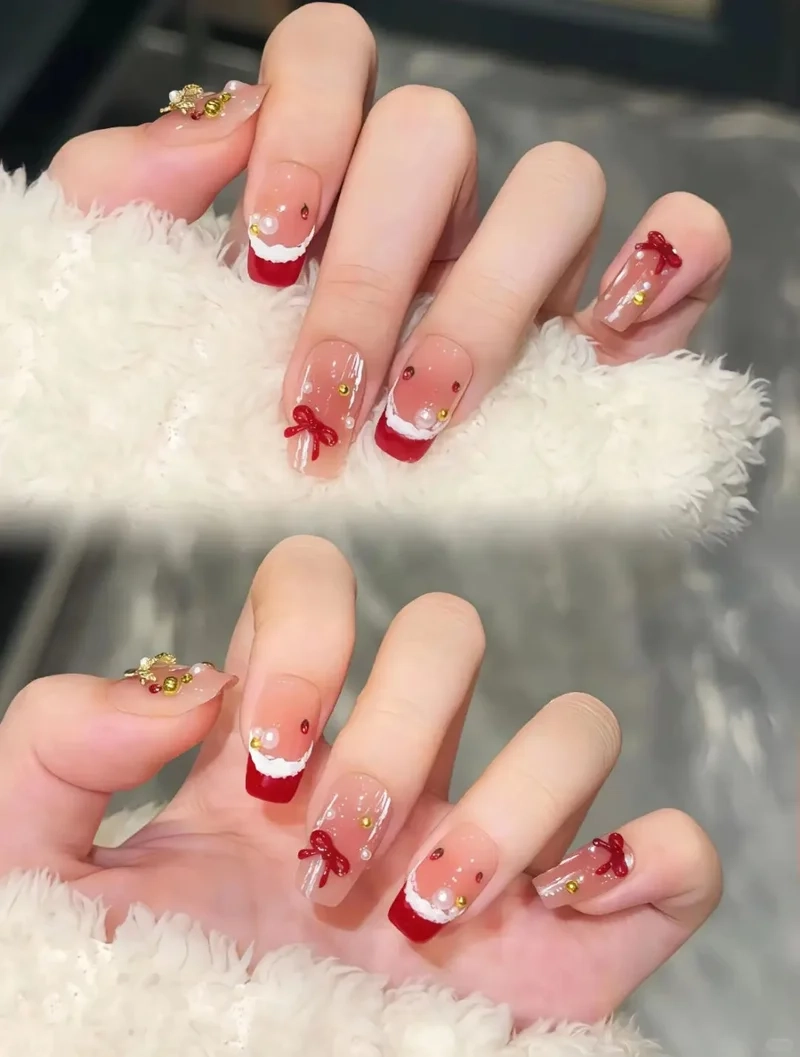 Mùa lễ hội là lúc khoe mẫu móng tay mùa noel siêu đẹp