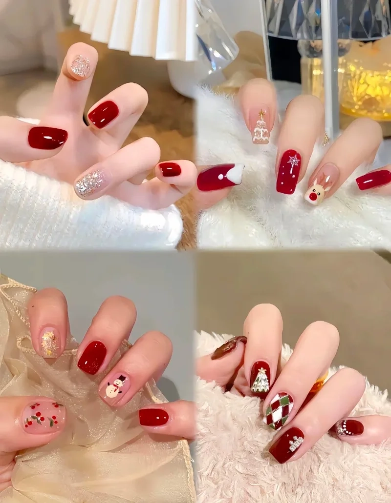 Gợi ý móng nail noel sang trọng và cuốn hút