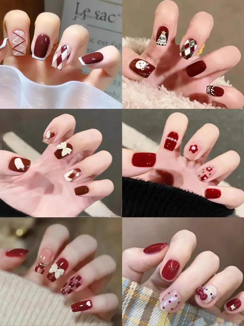 Cập nhật ngay các kiểu móng xinh noel cực hút trend