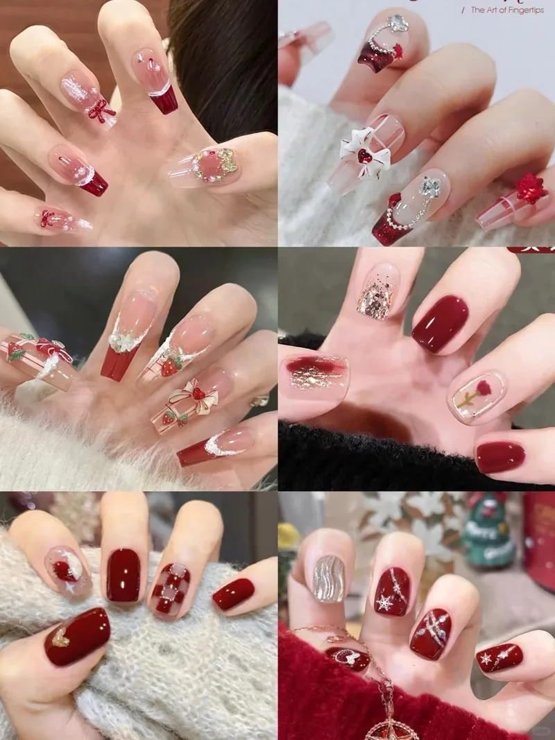 Thử ngay kiểu mẫu móng tay noel đẹp đang được săn đón