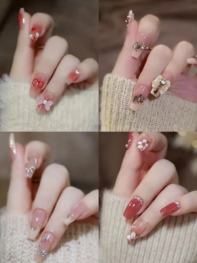 Mẫu nail hàn giúp đôi tay bạn thêm xinh xắn và nổi bật