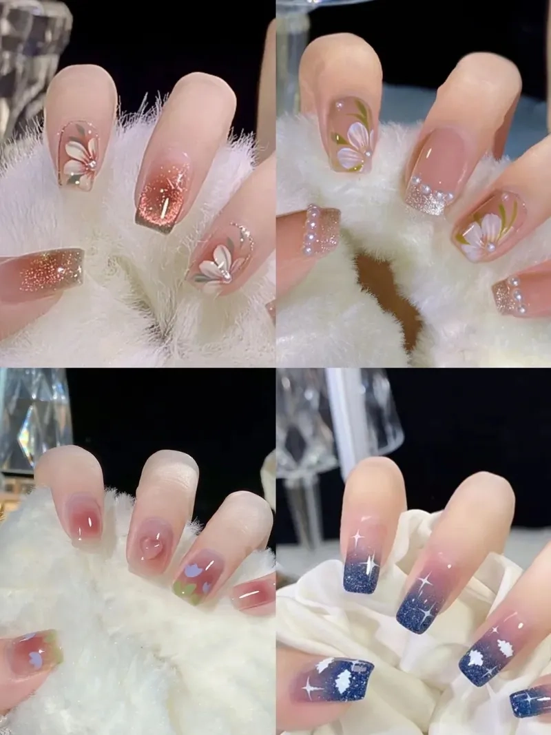Bộ nail dễ thương hàn quốc sẽ làm bạn nổi bật và thu hút mọi ánh nhìn