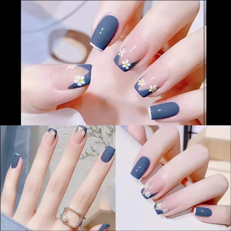 Cách điệu đầy nghệ thuật trong nail vẽ hoa cúc