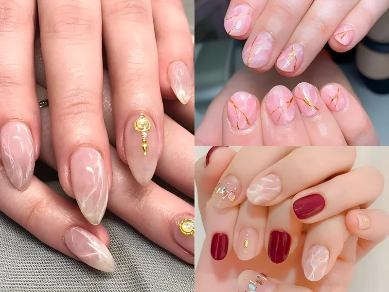 Cập nhật nhanh các mẫu móng loang đẹp cho nàng cá tính