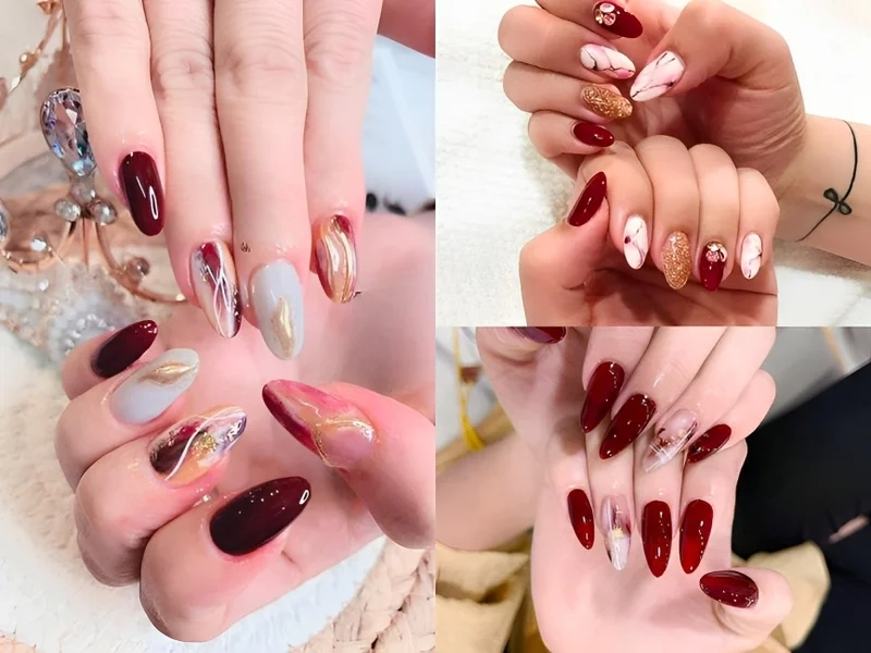 Ngắm nghía ngay bộ sưu tập nail loang cồn đẹp lịm tim