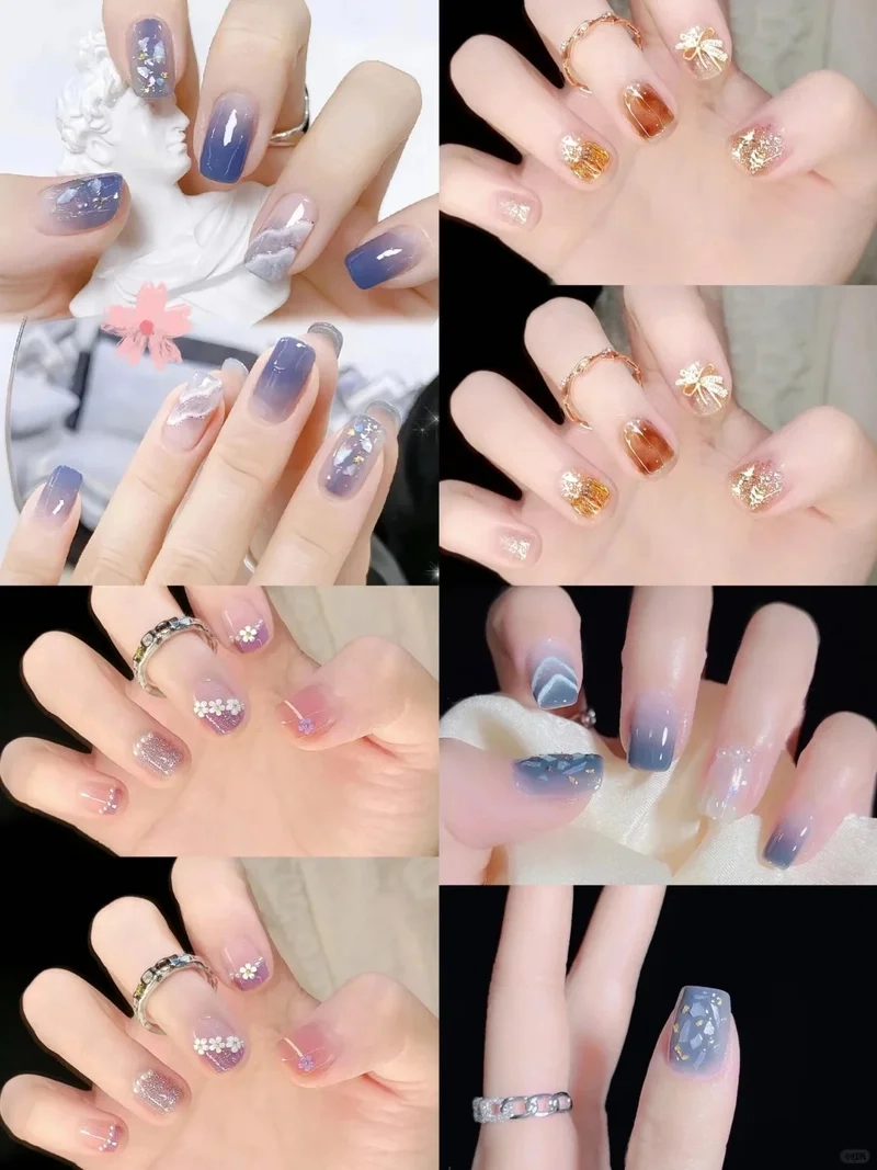 Đừng bỏ qua mẫu loang nail đang làm mưa làm gió