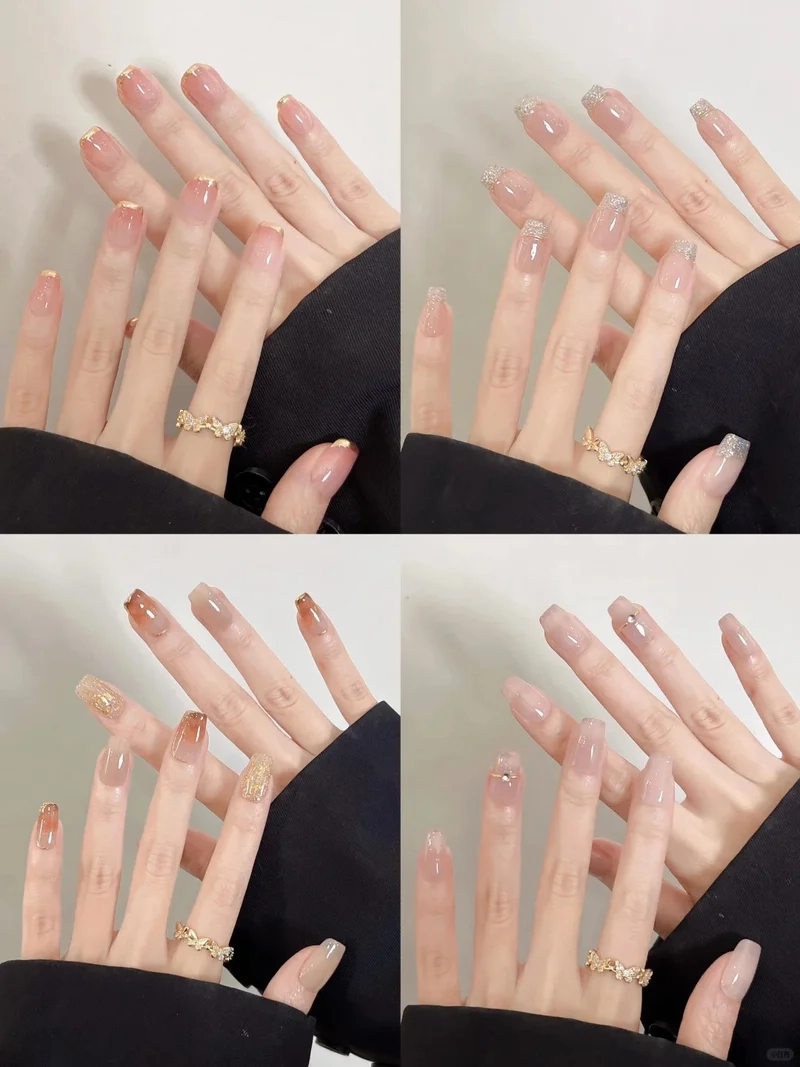 Tạo phong cách mới với nail hồng thạch đầy cuốn hút