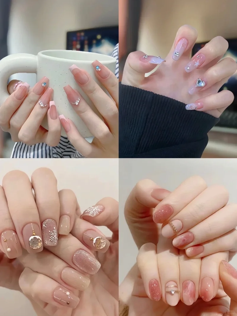 Sở hữu móng màu hồng thạch đẹp long lanh chỉ với một lần sơn