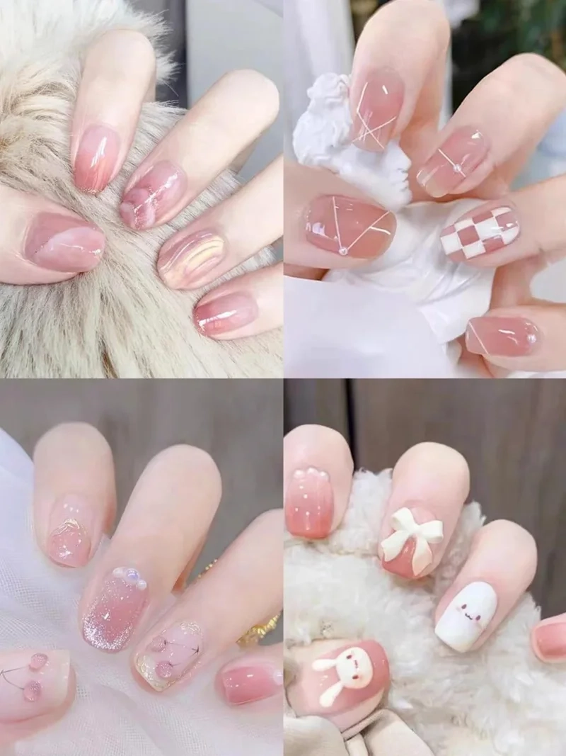Lựa chọn tuyệt vời với mẫu nail thạch hồng cho mọi dịp