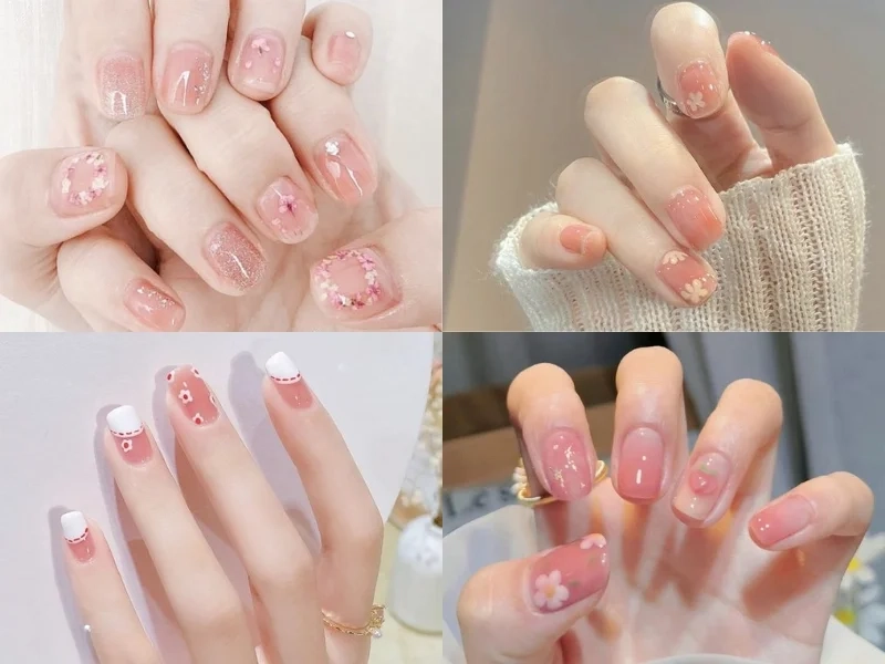 Khám phá ngay nail sơn thạch hồng đẹp và ấn tượng