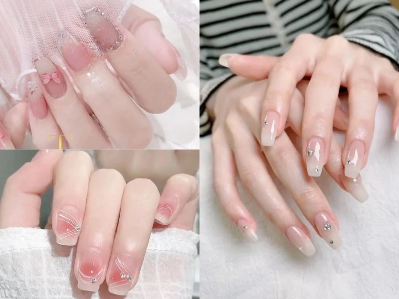 Dễ dàng tạo dấu ấn với hồng thạch nail cực kỳ nổi bật