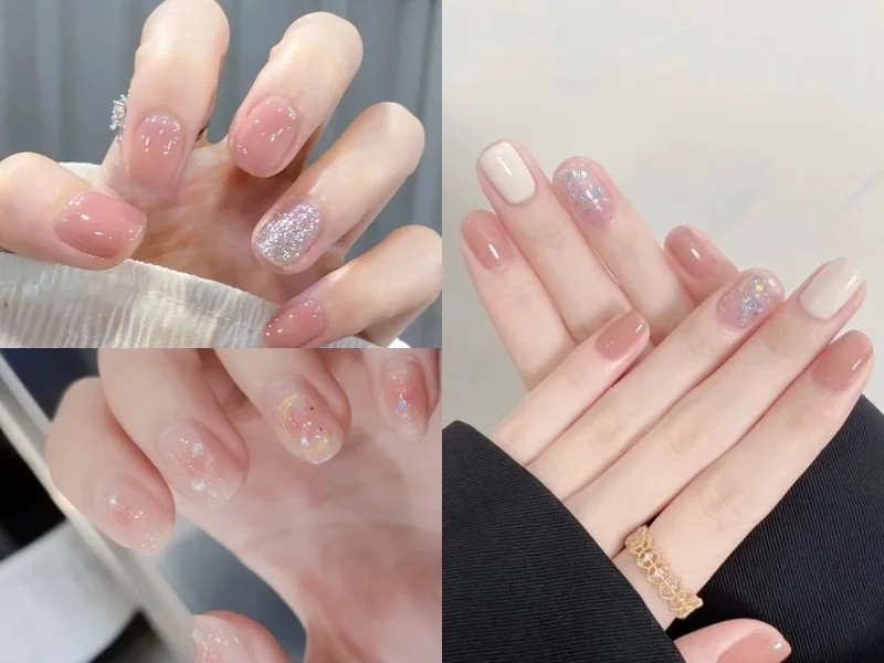 Tự tin hơn với màu hồng thạch nail cực đẹp