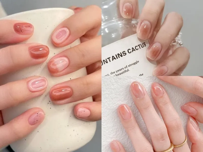 Tạo phong cách nhẹ nhàng với móng tay màu nude đẹp