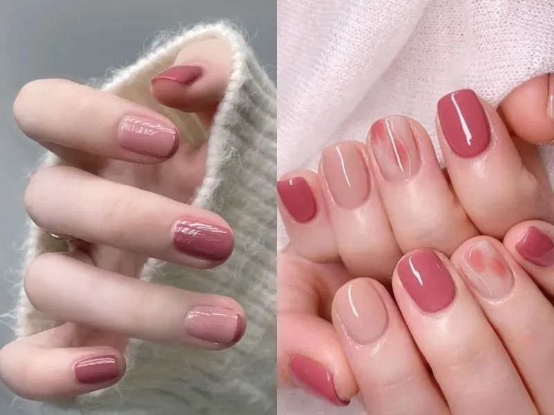 Các mẫu nail màu nude luôn mang lại vẻ đẹp thanh lịch