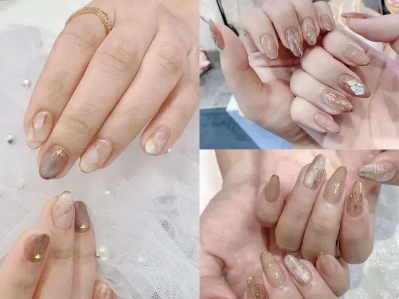 Màu nude móng tay giúp bạn thêm phần nữ tính và dịu dàng