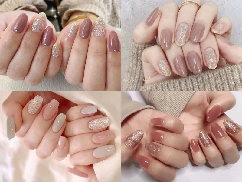 Nail màu nude đơn giản nhưng cực kỳ thời thượng