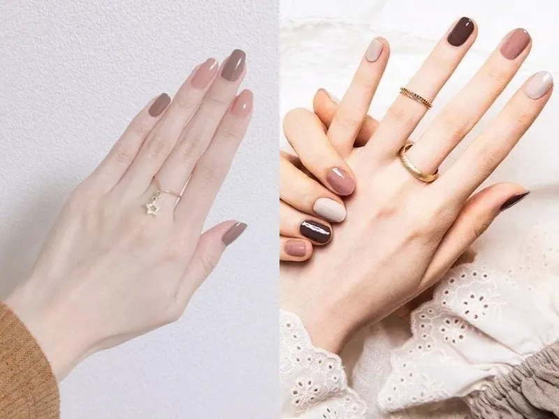 Nail xinh màu nude giúp bạn tạo ấn tượng nhẹ nhàng và thanh thoát