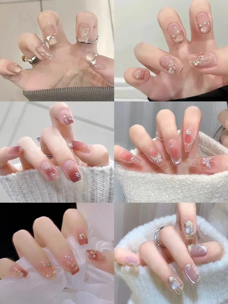 Sơn móng tay hồng pastel giúp nàng thêm phần nữ tính và cuốn hút hơn
