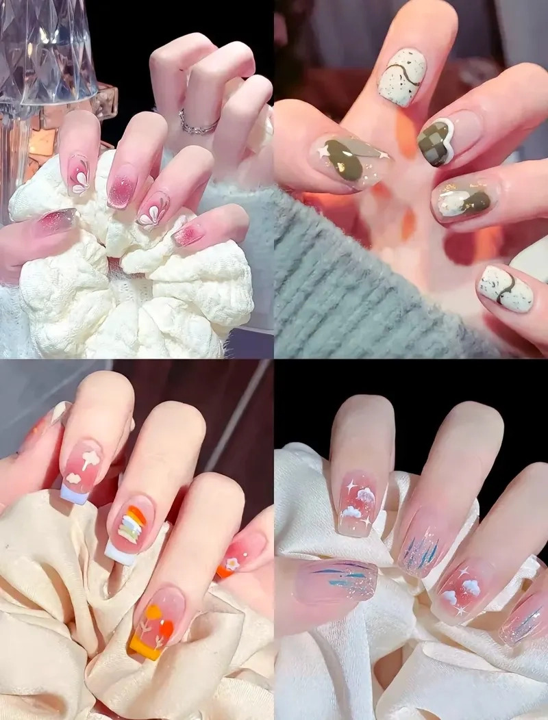 Tỏa sáng với móng màu pastel nhẹ nhàng nhưng không kém phần cá tính