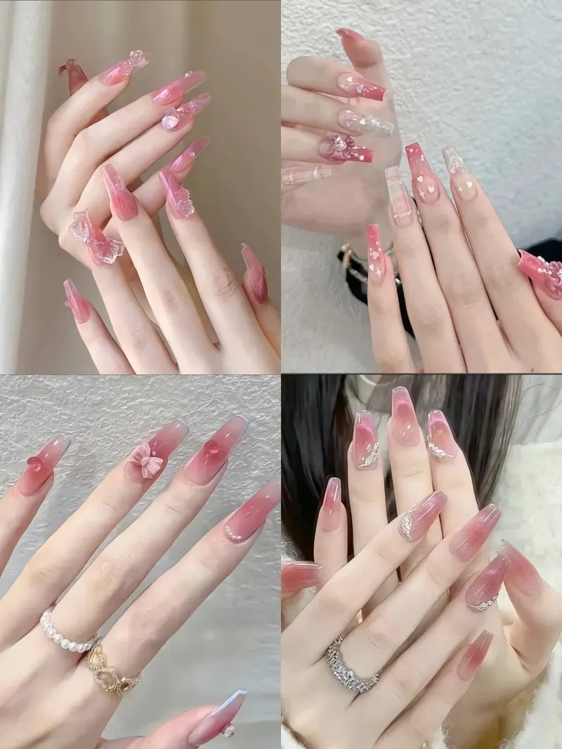Những mẫu nail pastel nhẹ nhàng nhưng không kém phần sang chảnh