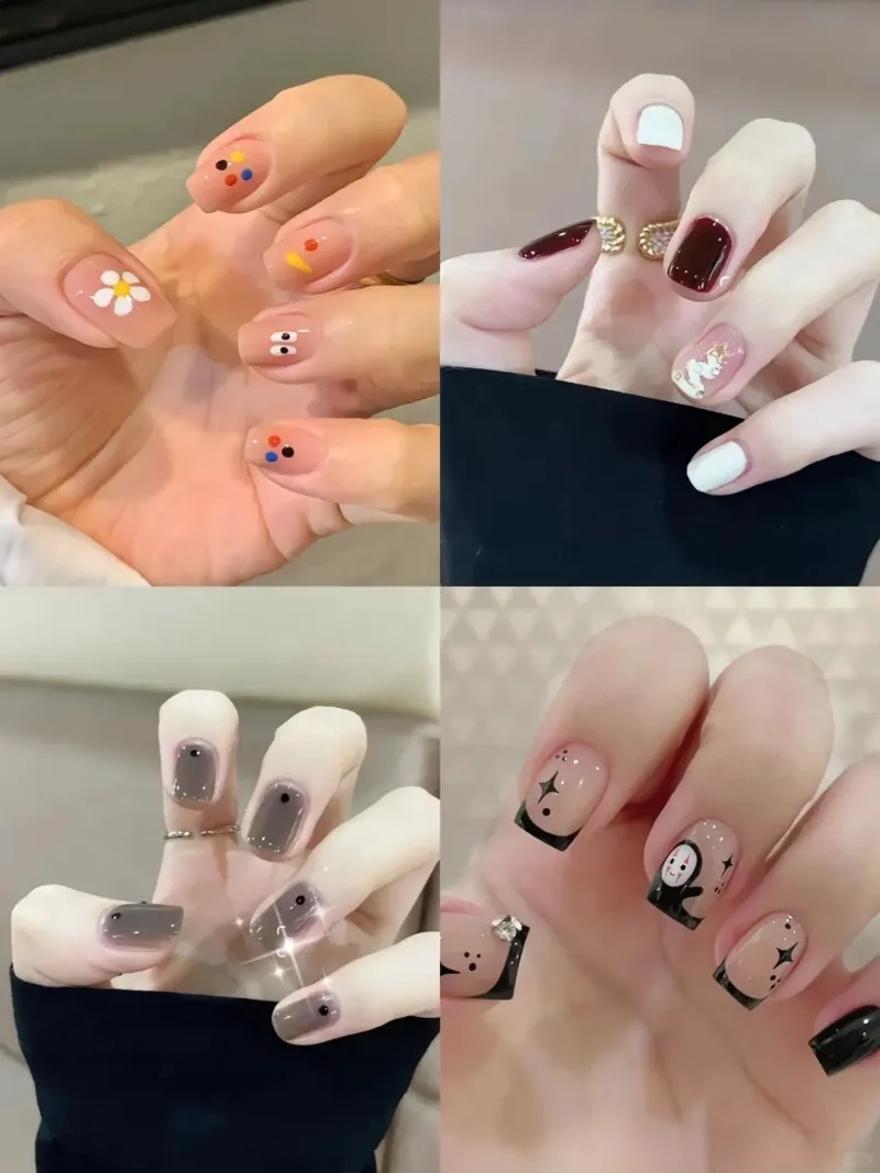 Nâng tầm nhan sắc với nail vuông đầy cuốn hút