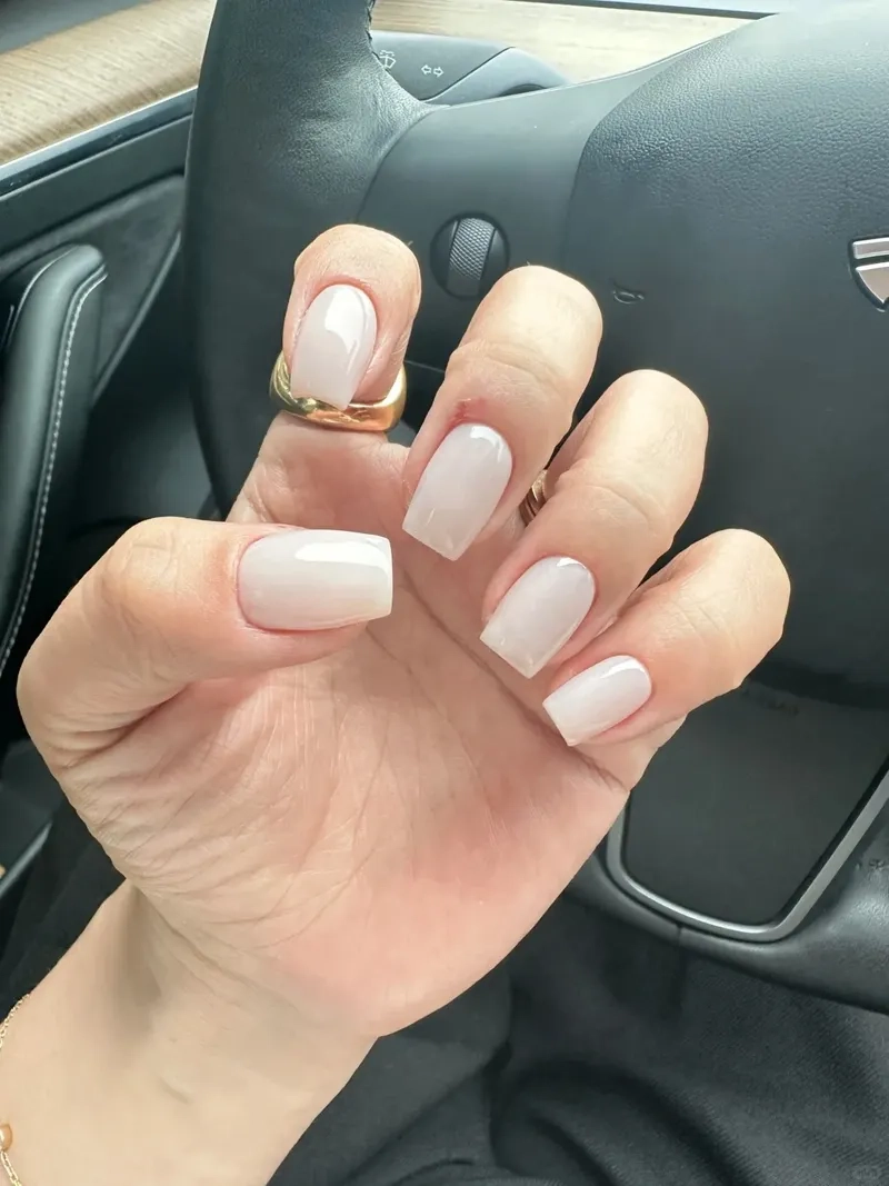 Mê mẩn với bộ móng tay form vuông đẹp như ý