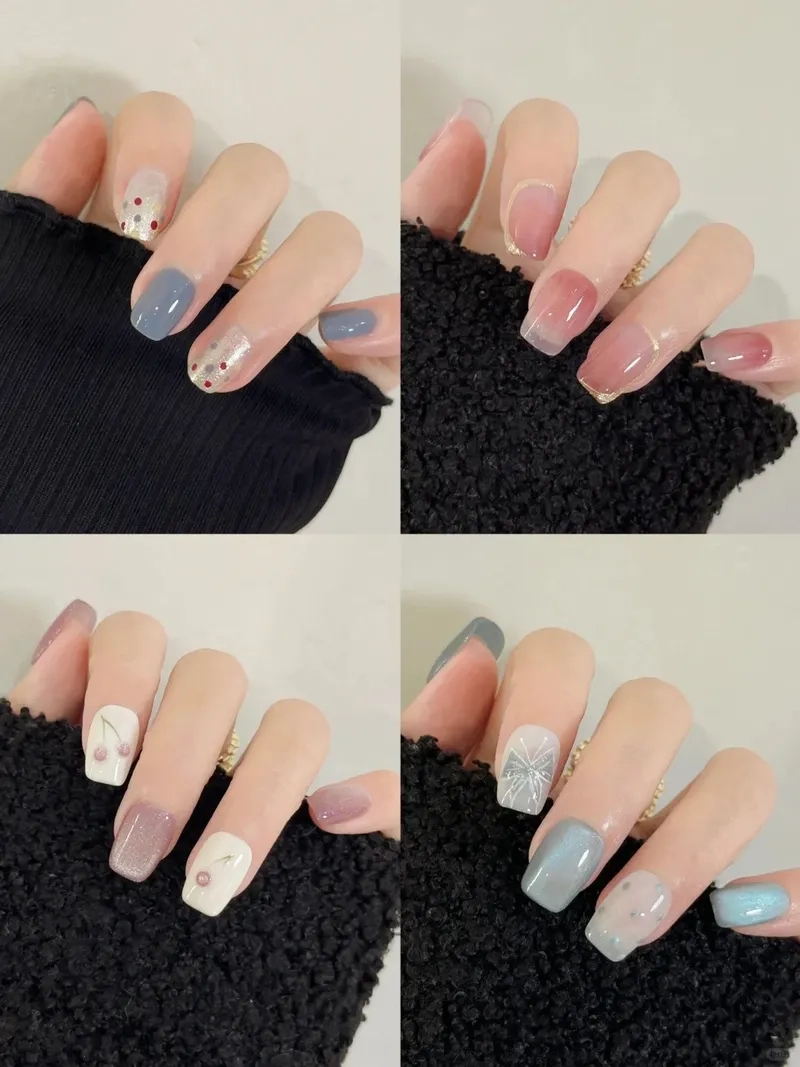 Trải nghiệm móng vuông nail đẹp khiến ai cũng mê