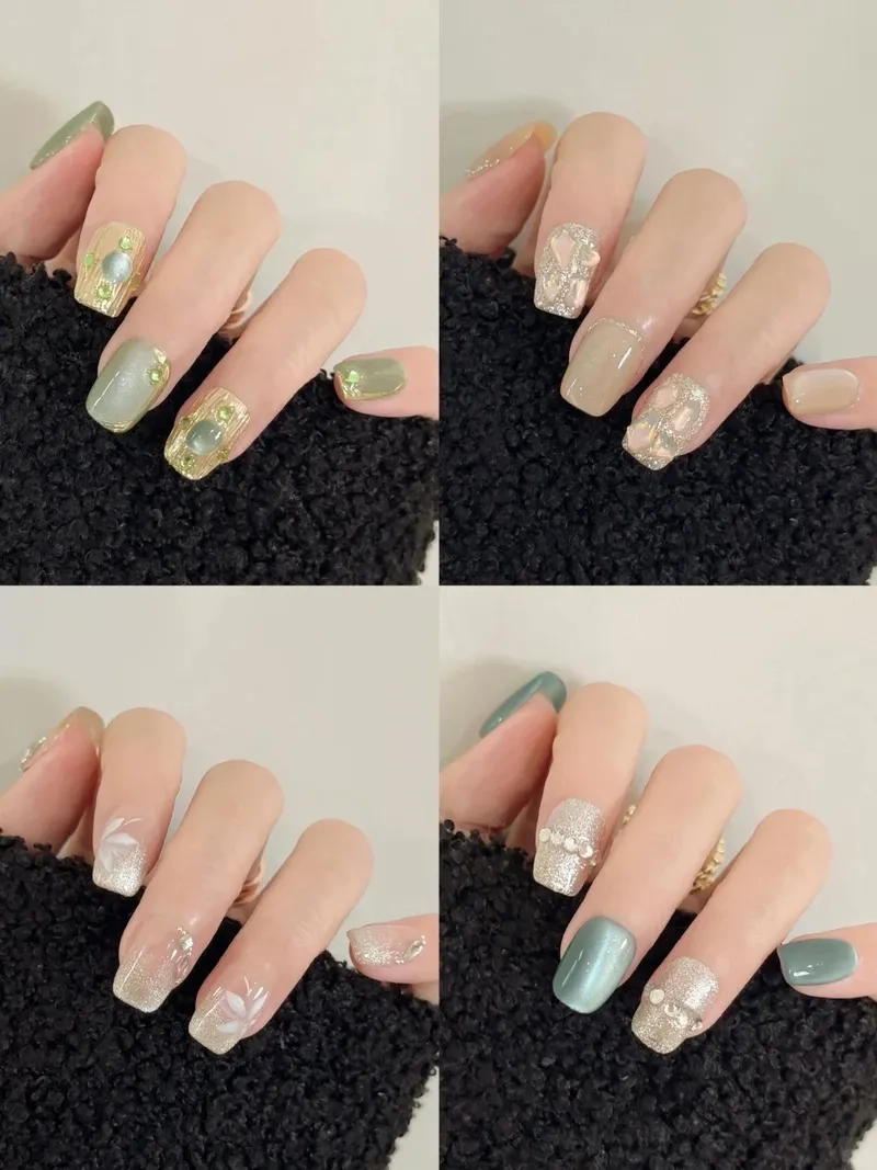 Top mẫu nail móng tay vuông đẹp nhất năm nay