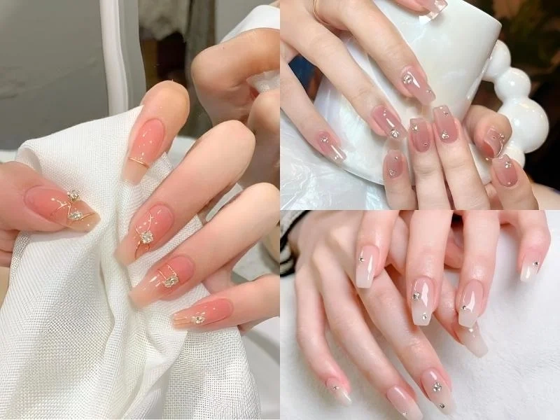 Càng đơn giản càng cuốn hút với màu sơn gel đẹp đơn giản