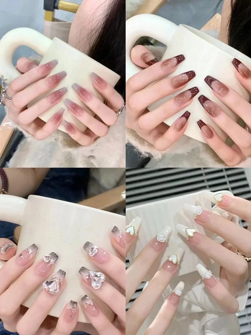 Đi tiệc cực sang nhờ kiểu sơn gel ánh kim
