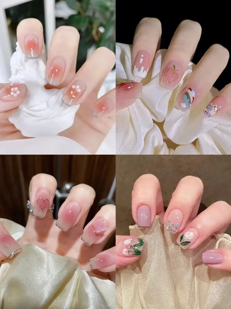 Gây ấn tượng với kiểu sơn gel đẹp tông trầm