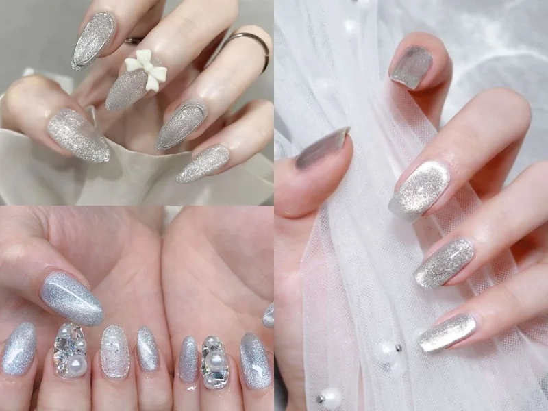 Muốn nổi bật thì thử ngay mẫu nail tráng gương nhé