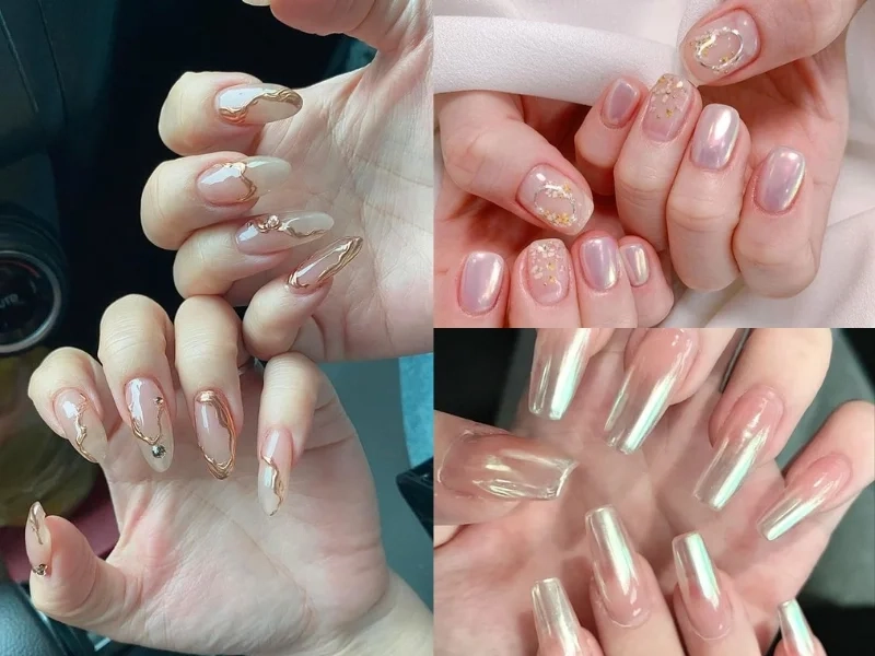Gợi ý các mẫu nail tráng gương đẹp mê ly