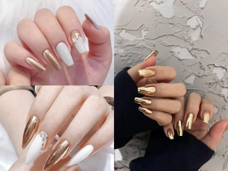 Bạn đã thử màu nail tráng gương đẹp chưa