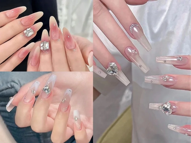 Cuốn hút khó cưỡng với màu tráng gương nail