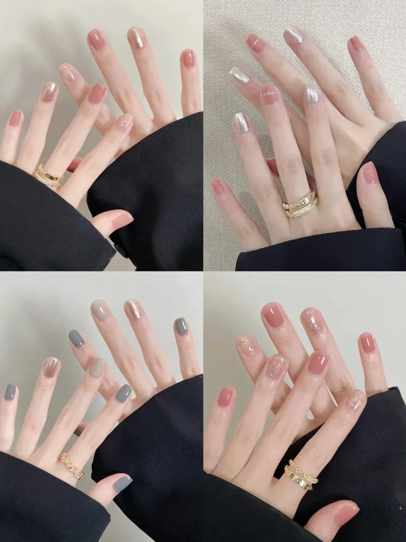 Với mẫu nail trơn đẹp, bạn sẽ không bao giờ phải lo lắng về sự lạc mốt