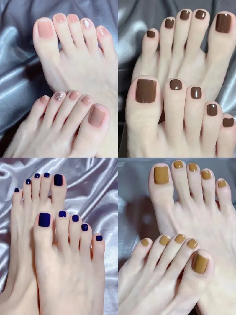 Mẫu móng chân trơn đẹp giúp bạn có bộ móng hoàn hảo để đi biển