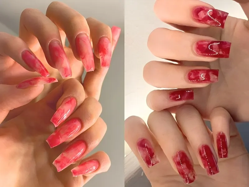 Làm móng vân đá cực dễ dàng để có bộ móng đẹp, nổi bật