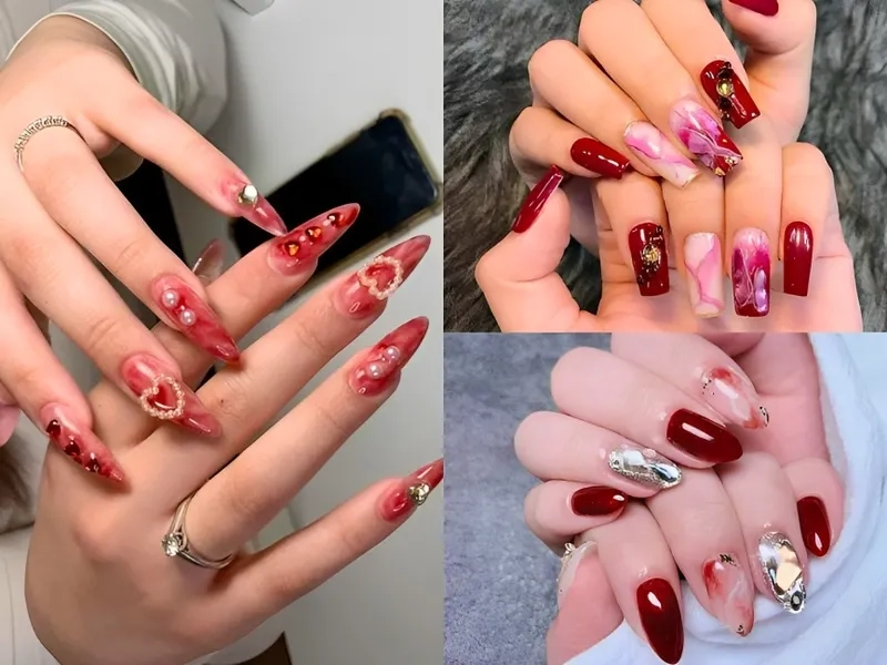 Mẫu móng loang vân đá luôn là lựa chọn yêu thích của các tín đồ làm đẹp