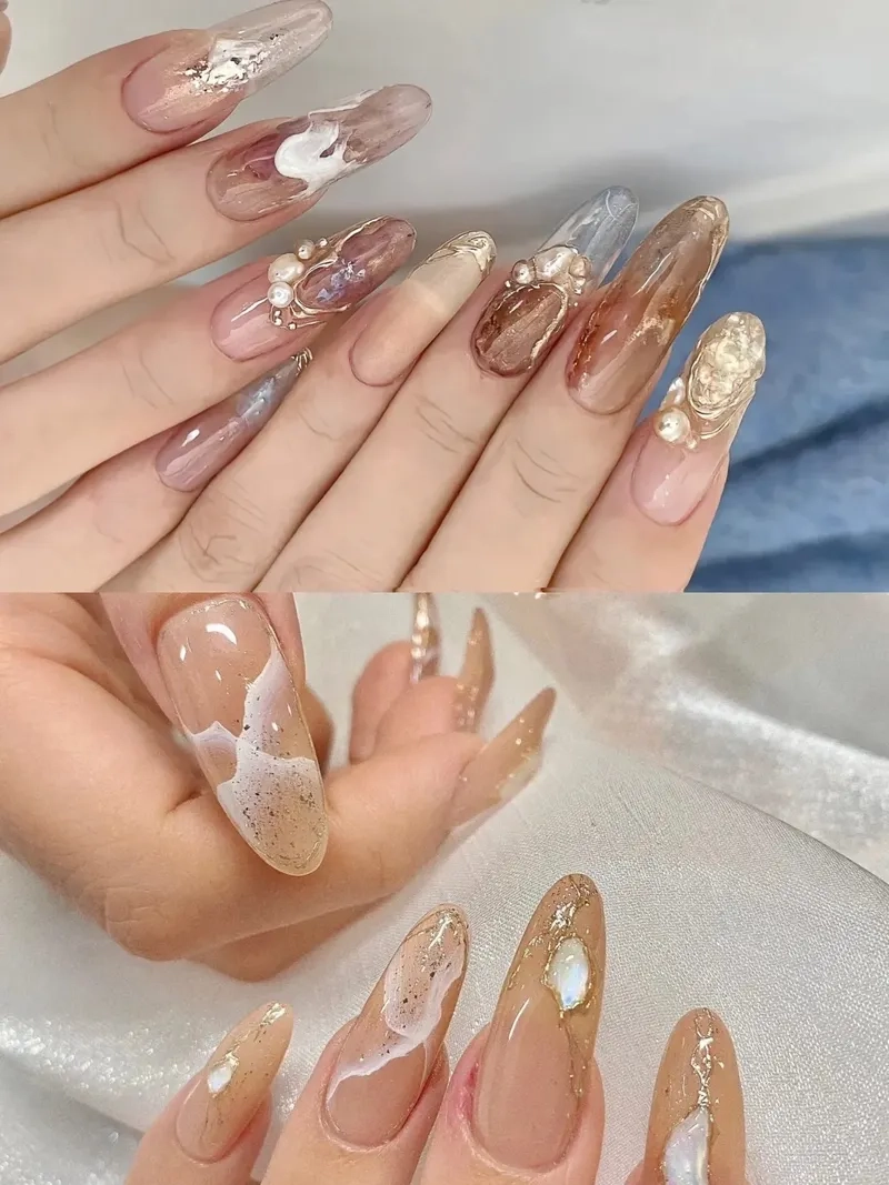 Sơn gel vân đá giúp bộ móng của bạn luôn bóng đẹp và bền lâu