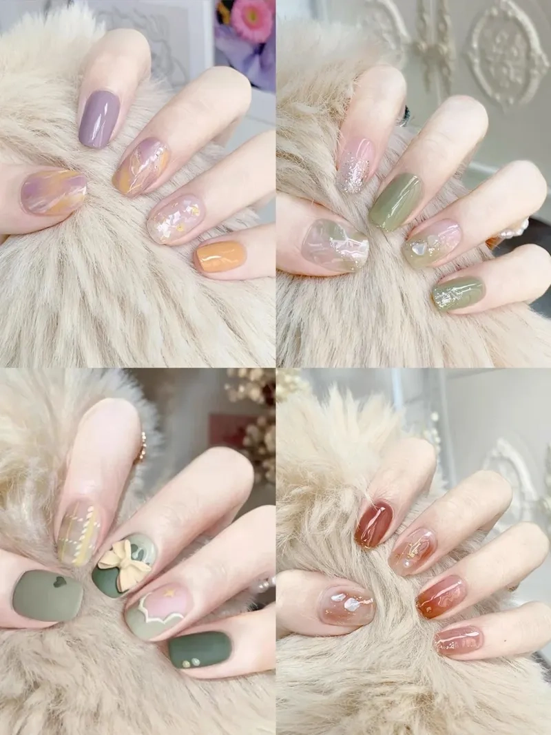 Thử ngay mẫu nail móng vuông cực ấn tượng