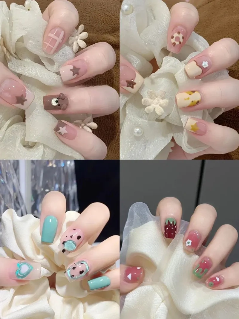 Bật mí kiểu móng tay vuông đẹp cực kỳ dễ làm