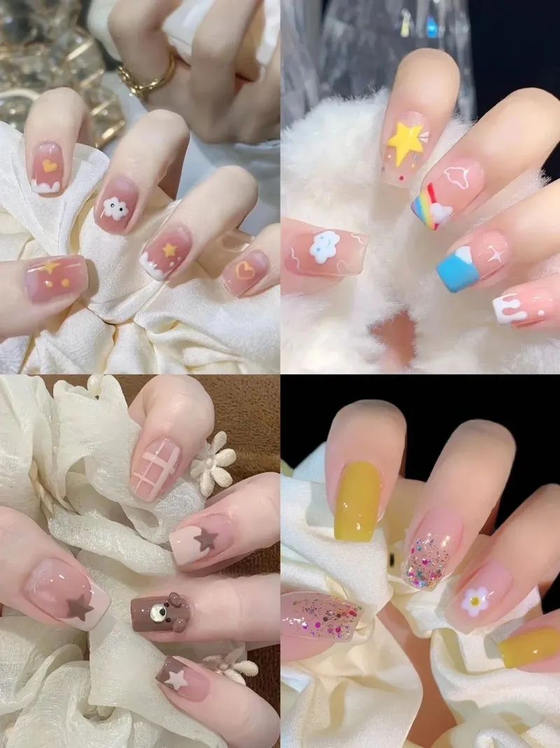 Sự lựa chọn hoàn hảo với mẫu nail vuông đơn giản và sang trọng