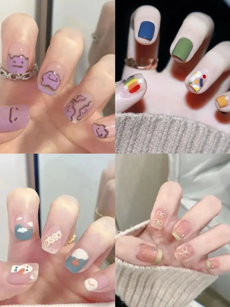 Thử ngay nail móng vuông đẹp siêu hot này