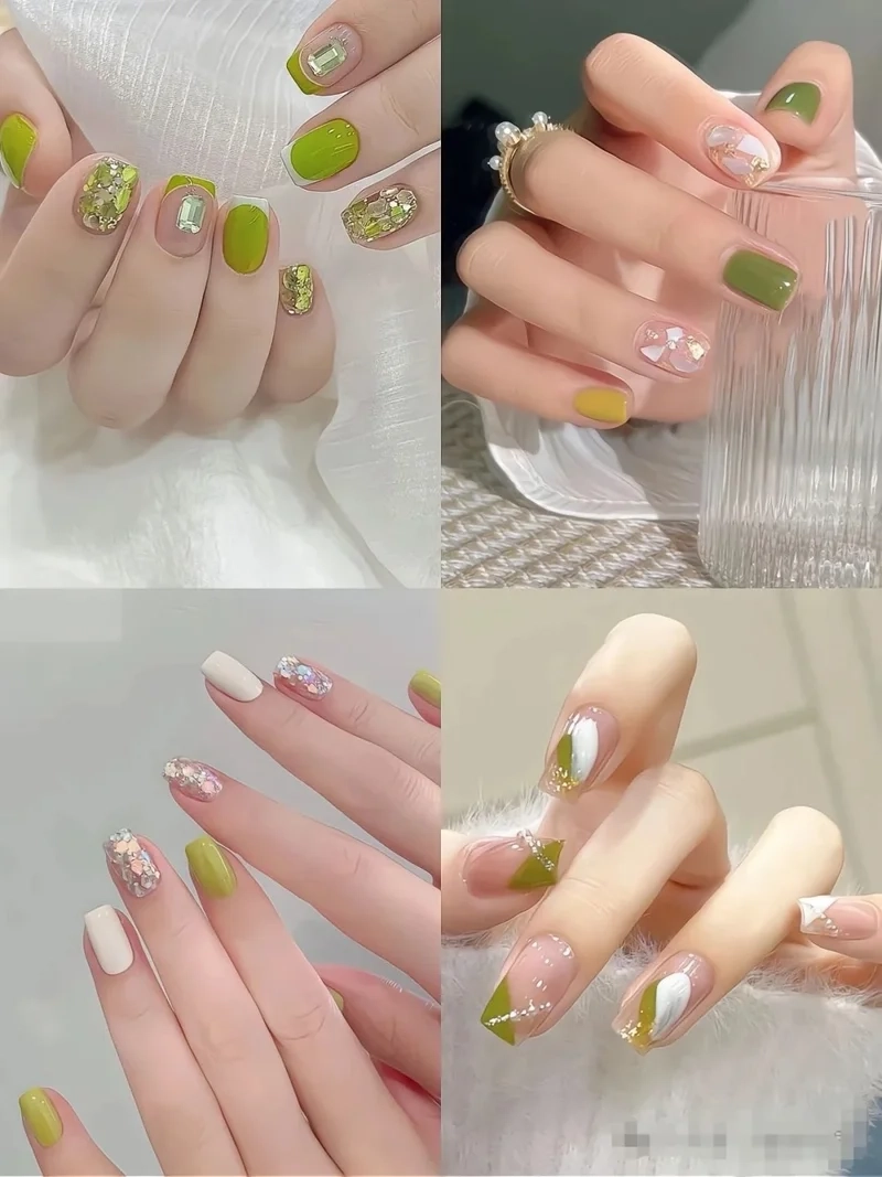 Gợi ý cực xinh cho bạn: mẫu nail lá cây hot trend