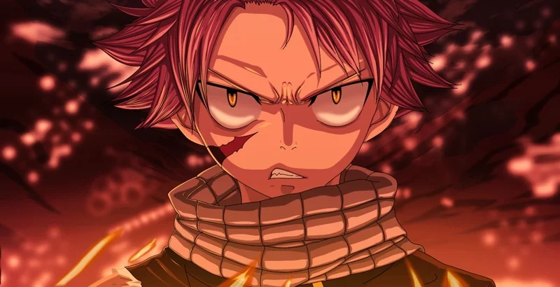 Anime Fairy Tail Natsu Dragneel bùng cháy mọi chiến trường